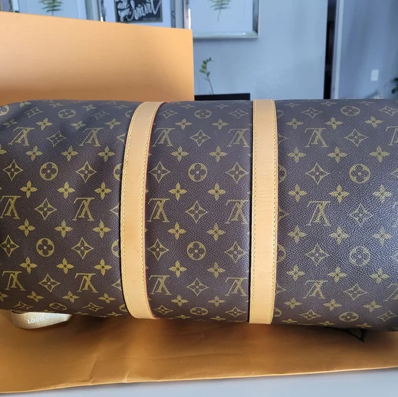 Louis Vuitton 50 Keepall Bandouliere FREE POSHMARK AUTHENTICATION! - Picture 10 of 17